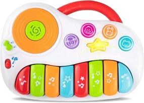img 4 attached to 🎹 Пианино и детская клавиатура для малышей от 1 до 5 лет с DJ микшером - электронные музыкальные инструменты для обучающего развития