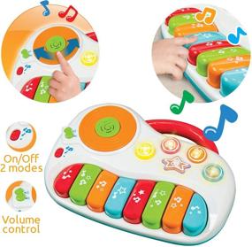 img 3 attached to 🎹 Пианино и детская клавиатура для малышей от 1 до 5 лет с DJ микшером - электронные музыкальные инструменты для обучающего развития