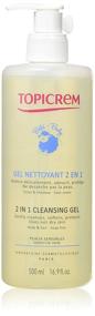 img 3 attached to 👶 Organic Baby Care 2 in 1 Cleansing Gel - Topicrem 500ml