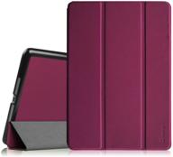 📱 fintie slimshell case for ipad air 9.7" - lightweight & stylish protective cover with auto sleep/wake feature - purple logo