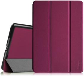 img 4 attached to 📱 Fintie Slimshell Case for iPad Air 9.7" - Lightweight & Stylish Protective Cover with Auto Sleep/Wake Feature - Purple