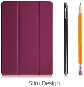 img 2 attached to 📱 Fintie Slimshell Case for iPad Air 9.7" - Lightweight & Stylish Protective Cover with Auto Sleep/Wake Feature - Purple