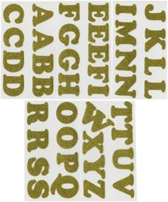 img 1 attached to 🌟 Dritz Iron-On Letters Soft Flex - 1.25" Copper-Gold Metallic - Add Shimmering Elegance to Your Crafts!