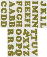 🌟 dritz iron-on letters soft flex - 1.25" copper-gold metallic - add shimmering elegance to your crafts! logo