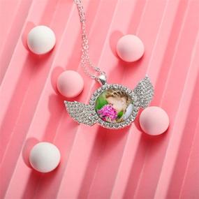 img 1 attached to Sublimation Necklaces Picture Pendant Silver