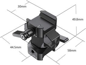 img 3 attached to 🖥️ Enhance Your Monitor Setup with SmallRig Swivel and Tilt Monitor Mount - NATO Clamp Perfection (BSE2385)