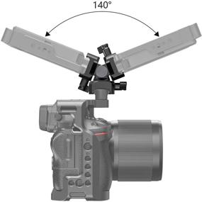 img 2 attached to 🖥️ Enhance Your Monitor Setup with SmallRig Swivel and Tilt Monitor Mount - NATO Clamp Perfection (BSE2385)