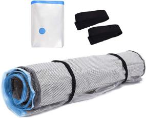 img 4 attached to Queen/Full/Full-XL Foam Mattress Storage Bag with Blue Zipper, Vacuum Seal Bag