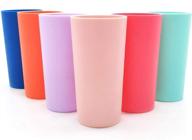 🥤 unbreakable multicolor plastic drinking tumbler - 26 ounce логотип