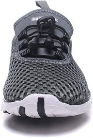 img 2 attached to 👟 Kenswalk Lightweight Walking Sneakers 007 081Deepgrey: Ultimate Comfort and Style on Your Feet