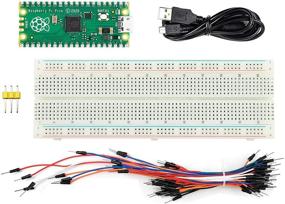 img 3 attached to 🍓Микроконтроллерная плата Raspberry Pi Pico с предварительно припаянным разъемом и набором из 5 аксессуаров - поддержка процессора RP2040 Dual-Core ARM Cortex M0+ для C/C++/Python