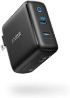 🔌 адаптер anker 40w с 2 портами piq 3.0 usb-c для iphone, зарядное устройство powerport iii duo type c с быстрой зарядкой и технологией power delivery для iphone 13/13 mini/13 pro/13 pro max/12/11, galaxy, pixel, ipad/ipad mini и др. логотип