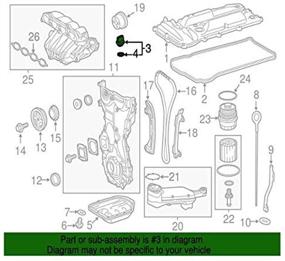 img 1 attached to Toyota 12180 31010 Oil Filler Assembly