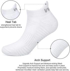 img 1 attached to «VWELL Атлетические беговые носки с демпфированием одежда для мужчин»