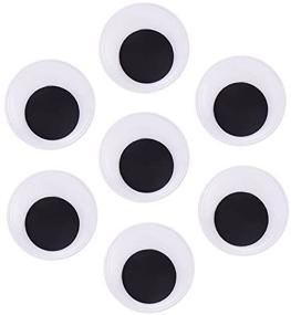 img 3 attached to 👀 Set of 24 DECORA 2 Inch Self Adhesive Wiggle Googly Eyes