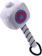 marvel legends thor hammer plush pillow buddy toy for kids - 11 inches logo