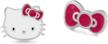 hello kitty sterling mismatched earrings logo