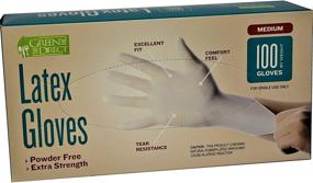 img 1 attached to 🧤 Pack of 100 Green Direct Powder Free Cleaning Gloves - Size Medium (lgm)