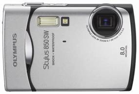 img 1 attached to 📸 Capture stunning underwater moments with the Olympus Stylus 850SW 8MP Digital Camera (Silver): 3x Optical Zoom and advanced durability