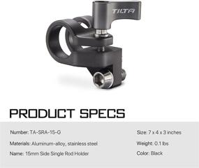 img 2 attached to Tilta TA SRA 15 G Single Rod Holder