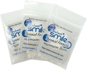 img 1 attached to 😁 3-Pack Fitting Beads: The Perfect Fit for Billy Bob Teeth or Instant Smile Teeth!
