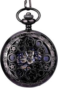 img 4 attached to Magnificent Steampunk Mechanical Timepiece: Explore the New Brand Mall Edition