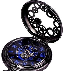 img 1 attached to Magnificent Steampunk Mechanical Timepiece: Explore the New Brand Mall Edition