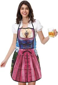 img 1 attached to MOMOONNON Lederhosen Октоберфест Баварский гриль