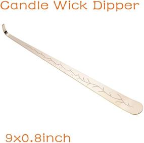 img 2 attached to HOMEETY 3-in-1 Candle Accessory Kit: Wick Trimmer, Wick Dipper, Snuffer with Drawstring Bag (Golden)