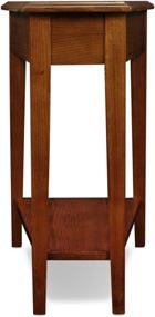 img 2 attached to 🛋️ Leick Furniture Favorite Finds Recliner Wedge End Table: Solid Wood Top, Hand Applied Finish, Medium Oak