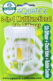 img 2 attached to Enhance Aquarium CO2 Levels with AQUATEK 3-in-1 Diffuser & Bubble Counter (Large)