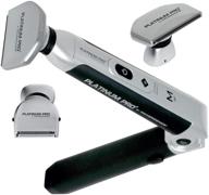 🔥 platinum pro generation 8.0: premium back shaver with flex heads, power hinge, and bonus case - 4 piece set logo