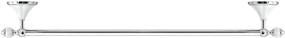 img 1 attached to 🌸 MODONA Flora Series 24-Inch Towel Bar - White Porcelain & Chrome - 5-Year Warranty