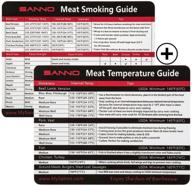 🔥 enhance bbq mastery with sanno meat smoking and temperature guide – a must-have grill accessory! (2 sets) логотип