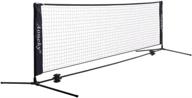 🎾 aoneky mini portable tennis net for driveway: enhance tennis and soccer skills with kids soccer tennis net логотип