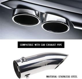 img 3 attached to Exhaust Stainless Chrome Bumper Curved