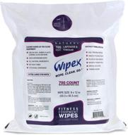 convenient refill pack: wipex gym & fitness wipes - 700 large natural wipes with vinegar & lavender oil logo