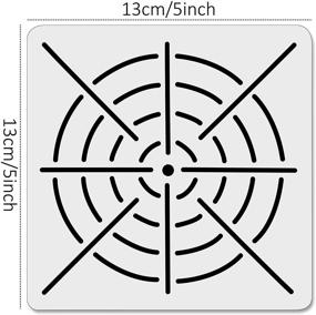 img 3 attached to Augshy Mandala Dot Painting Templates Stencils for Creative DIY Rock Painting Projects!