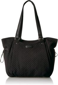 img 4 attached to 👜 Stylish and Functional Vera Bradley Microfiber Glenna Satchel: Women's Must-Have Handbags & Wallets