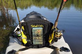 img 1 attached to 🎣 Ultimate Comfort for Kayak Fishing: 20-inch High Back Support Seat with Lumbar Roll and Nylon Gel Cushion - Perfect for Anglers and Fishermen