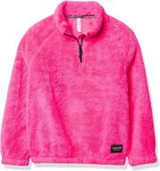 calvin klein performance quarter popover girls' clothing in active logo