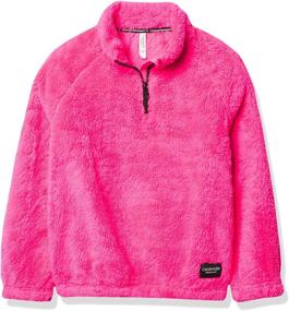 img 3 attached to Calvin Klein Performance Quarter Popover Girls' Clothing in Active