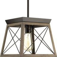 🔦 briarwood coastal mini-pendant light in antique bronze - 1-light collection логотип