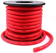leigesaudio 8 gauge red ofc power/ground wire 🔴 - 25 feet | 99.9% oxygen-free copper: high-quality and reliable logo