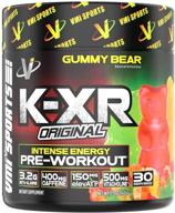 vmi sports k-xr pre-workout energy powder – intense energy drink for men and women, creatine-free – enhanced focus and endurance booster – gummy bear flavor, 30 servings logo