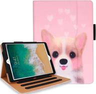 🐶 ipad 8th generation case with pencil holder - multi-angle stand, hand strap, auto sleep/wake for ipad 10.2 inch 2020(lovelydog) logo