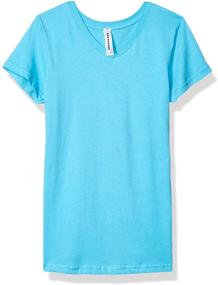 img 1 attached to AquaGuard Girls V Neck Jersey T Shirt Girls' Clothing and Tops, Tees & Blouses