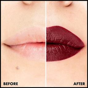 img 1 attached to NYX Lip Lingerie XXL Matte Liquid Lipstick - Sizzlin' (Oxblood Red) - Professional Makeup