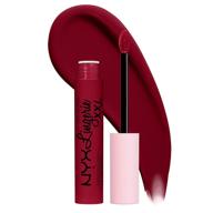 nyx lip lingerie xxl matte liquid lipstick - sizzlin' (oxblood red) - professional makeup logo