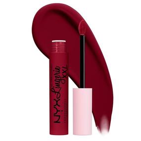 img 4 attached to NYX Lip Lingerie XXL Matte Liquid Lipstick - Sizzlin' (Oxblood Red) - Professional Makeup